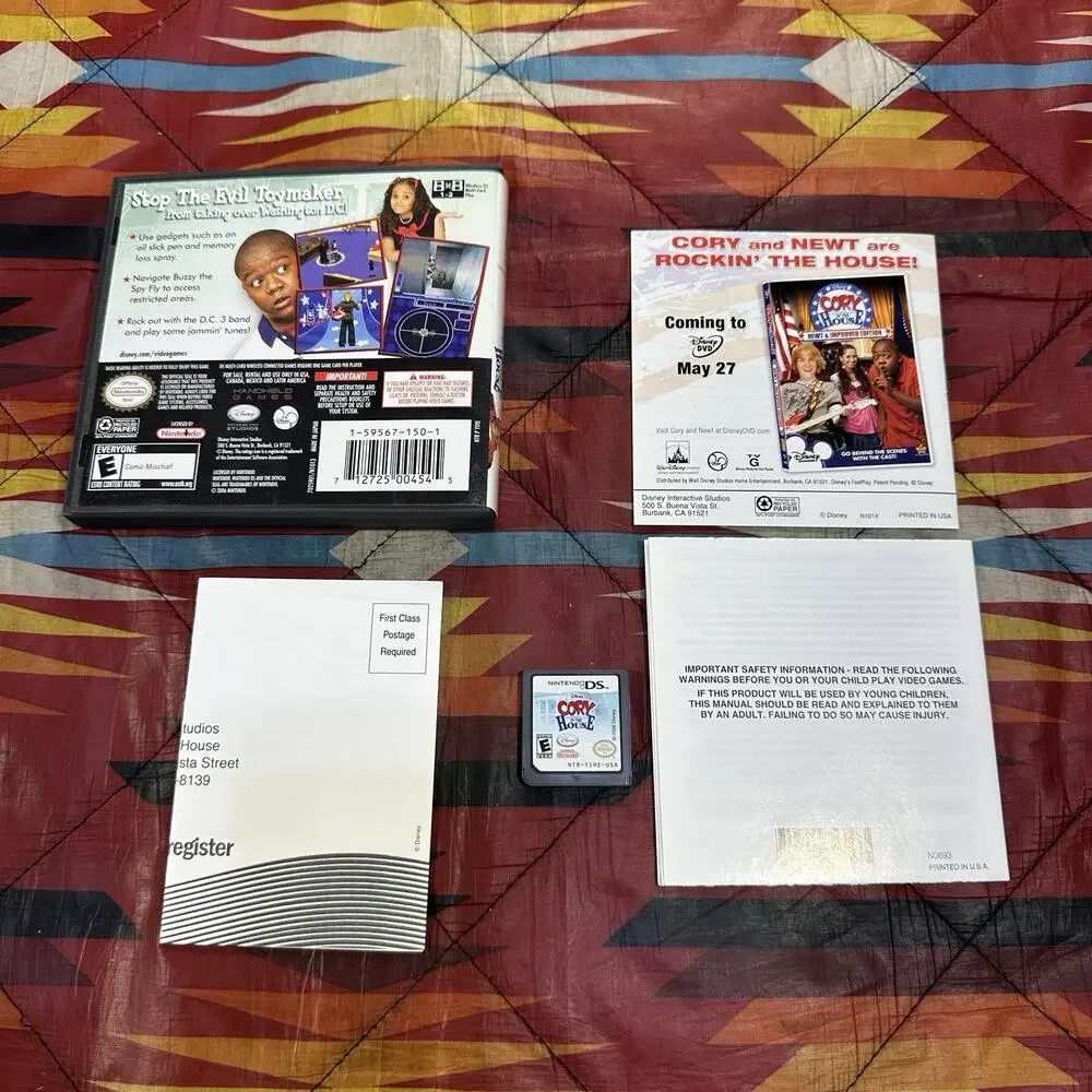 Cory In The House Nintendo Ds Game Complete with Manual Tested Working CIB